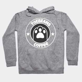 Clear and Black vToebeans Coffee Logo Hoodie